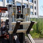 xe nâng lật đổ 7 tấn