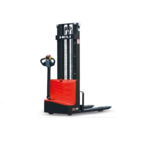 xe nâng điện đứng lái 1 tấn