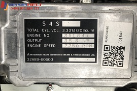 động cơ mitsubishi S4S xe nâng 3 tấn