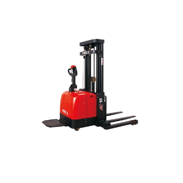 Xe nâng điện đứng lái 1.6 tấn hiệu heli