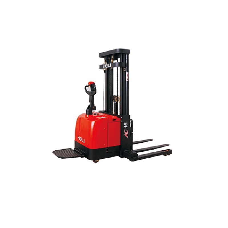 Xe nâng điện đứng lái 1.6 tấn hiệu heli