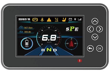 Màn Hình Taplo trên xe nâng điện 2.5 tấn G2 Series