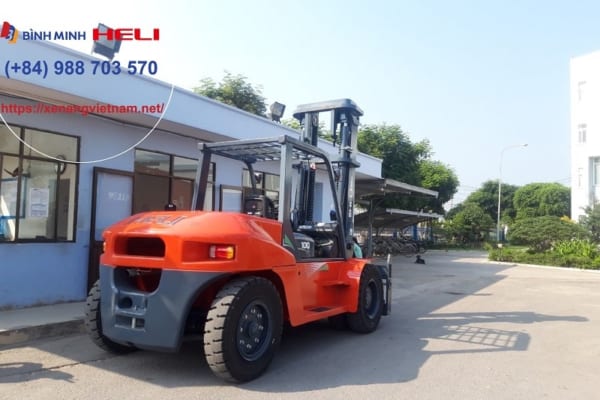 kích thước xe nâng 10 tấn