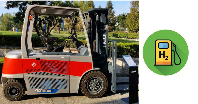 xe nâng 4 tấn hydrogen pin nhiên liệu Fuel Cell