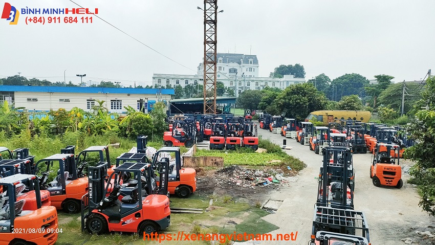kho xe nâng công ty xe nâng Bình Minh