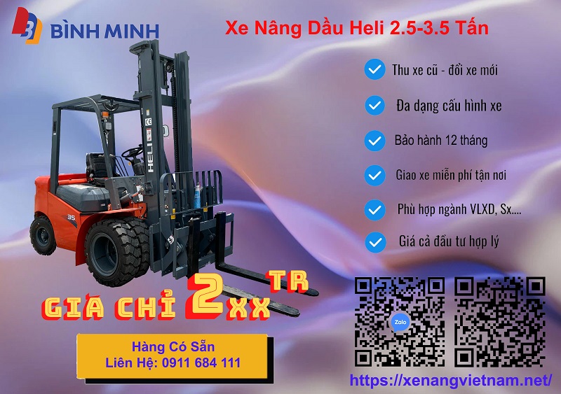ưu đãi 2023 mua xe nâng tại yên bái