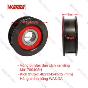 Kích Thước Tổng Thể Bạc Đạn Xích ZC-780408H