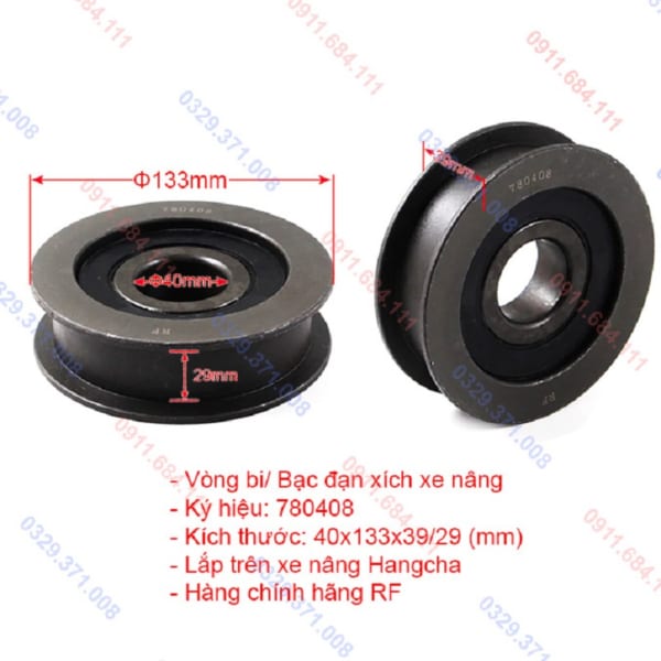 Bạc đạn xích xe nâng 780408