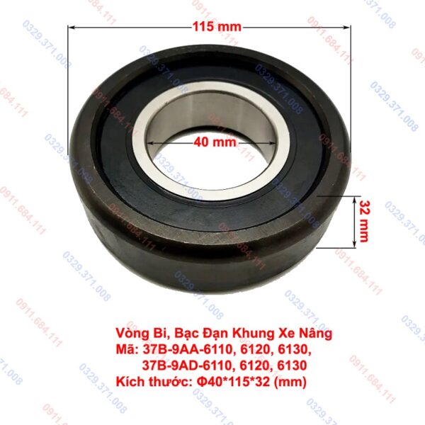 Bạc Đạn Khung Nâng 40x115x32 (mm)