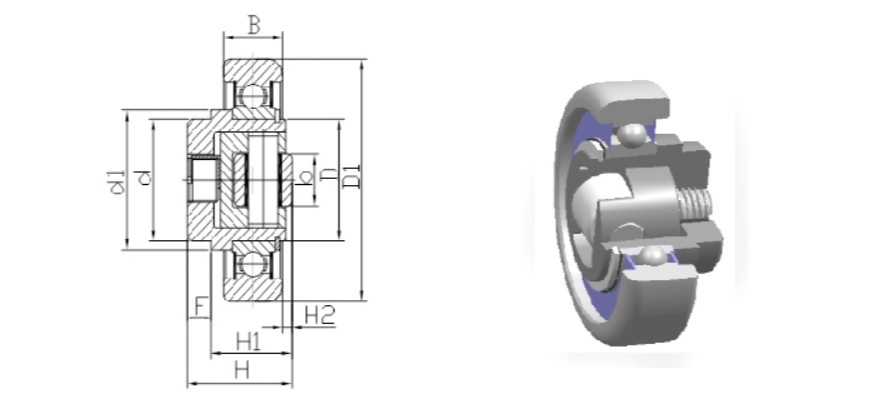 Bạc Đạn Khung Xe Nâng EP Equipment