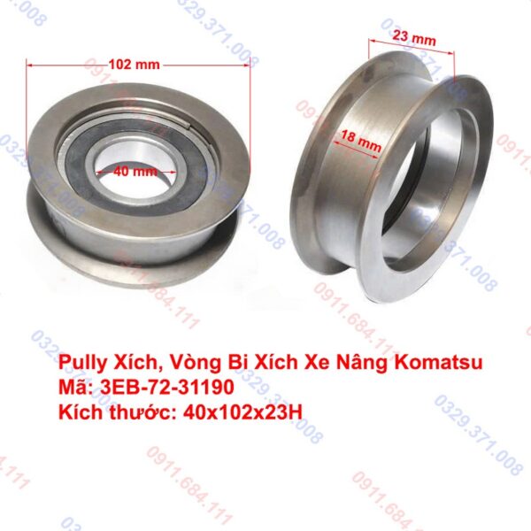 Bi Xích Xe Nâng Komatsu 3EB-72-31190