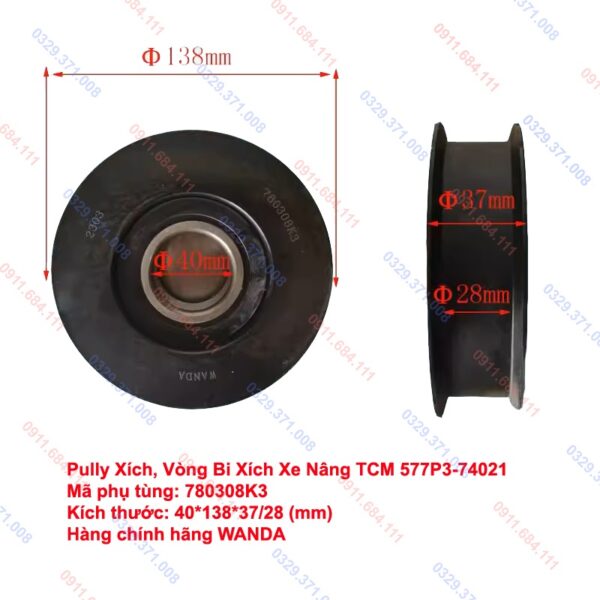 Bi Xích Xe Nâng TCM 577P3-74021