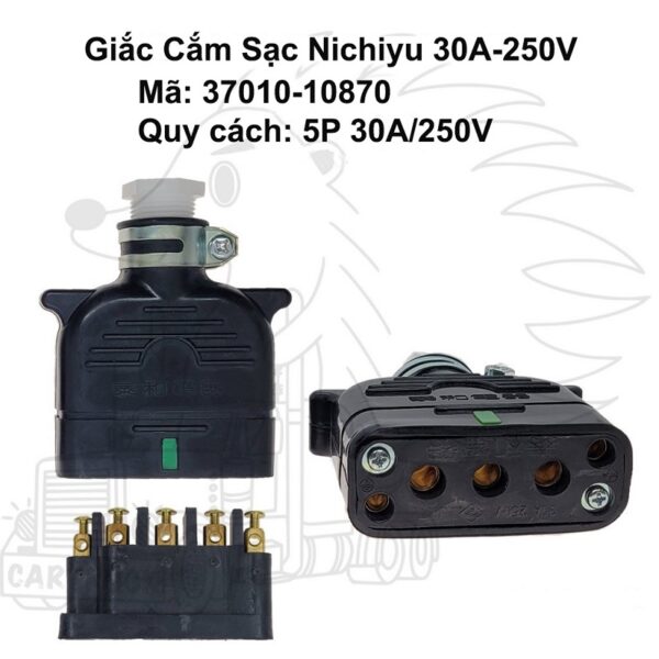 Giắc Cắm Sạc Nichiyu 30A250V