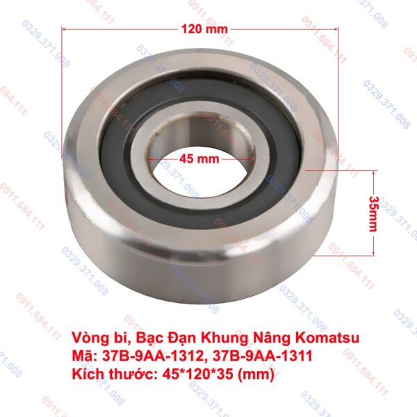 Vòng bi Xe Nâng Komatsu 37B-9AA-1312
