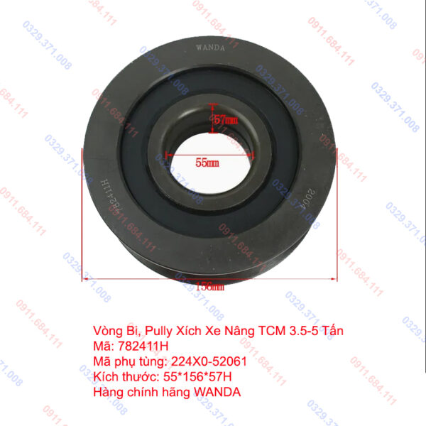 Bi Xích Xe Nâng TCM 224X0-52061, 224X0-52071