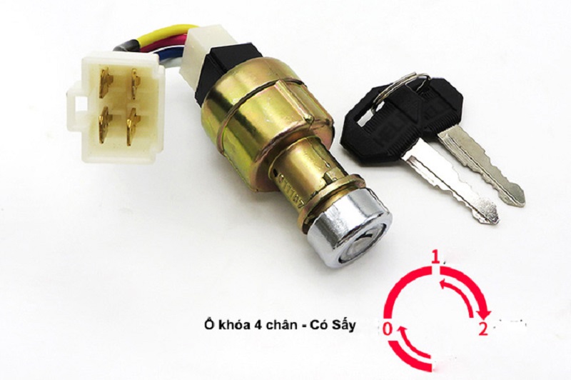 Ổ Khóa Xe Nâng 4 Chân