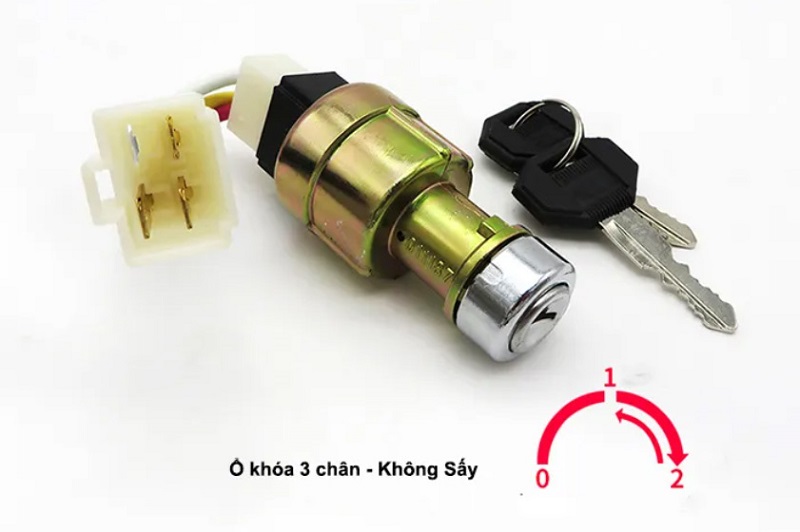 Ổ Khóa Xe Nâng 3 Chân